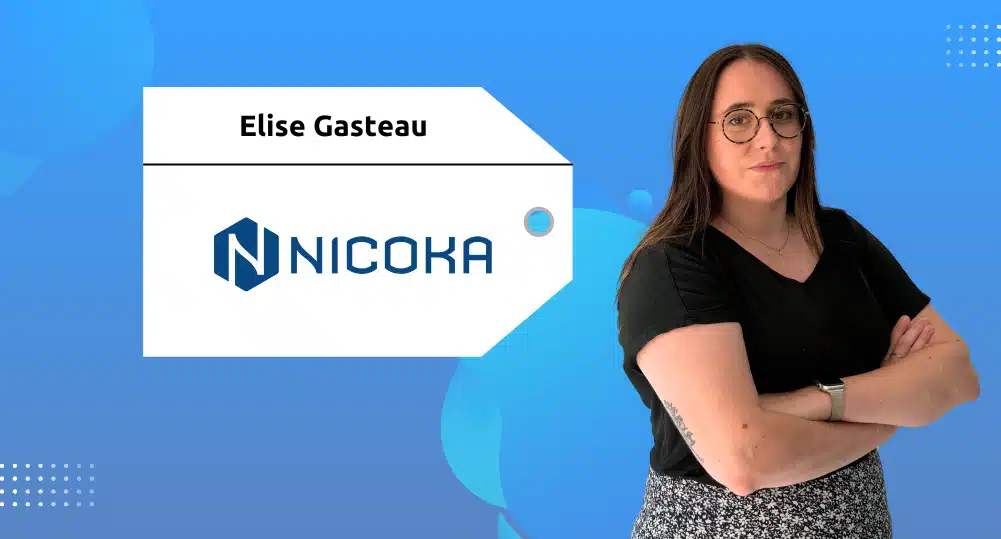 Élise Gasteau, créatrice de liens et de contenus chez Nicoka, installée à WeForge Angers Centre