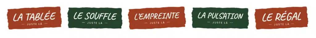 gîtes et domaines partenaires de Juste Là