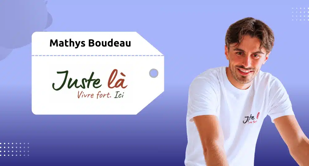 Mathys Boudeau juste là